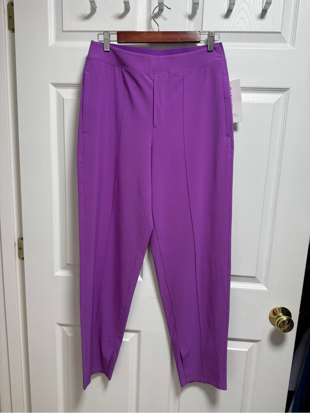 Athleta Vibrant Fuchsia Tailored Stretch Trousers Size 6 NWT